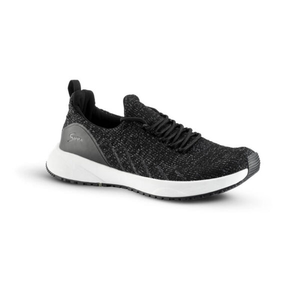 Sanita S-Feel Luzon werkschoen, veters, laag, 01, ESD, zwart/wit